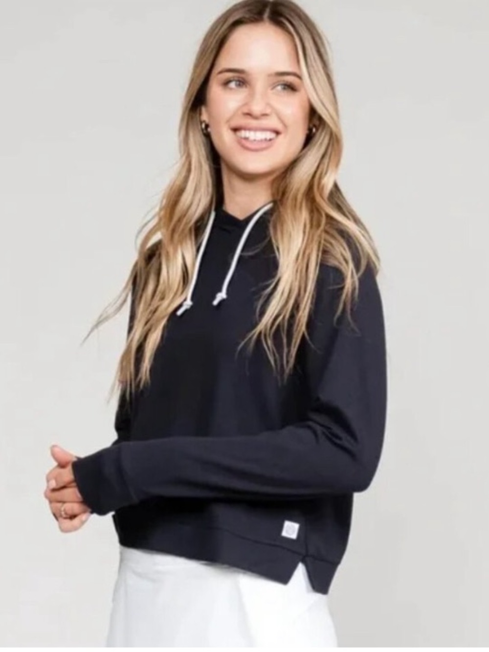 Rhoback Tempo Performance Hoodie in Midnight Navy Medium Performance Loungewear